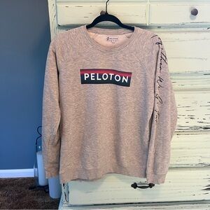 Peloton Heather Gray Sweatshirt. Size small.